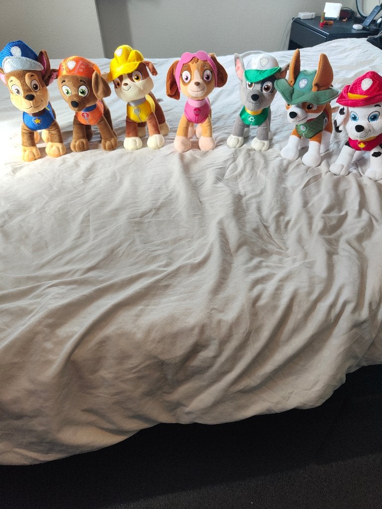 Paw patrol knuffels knuffel compleet, Paw Patrol, Ophalen of Verzenden, Zo goed als nieuw, Hond