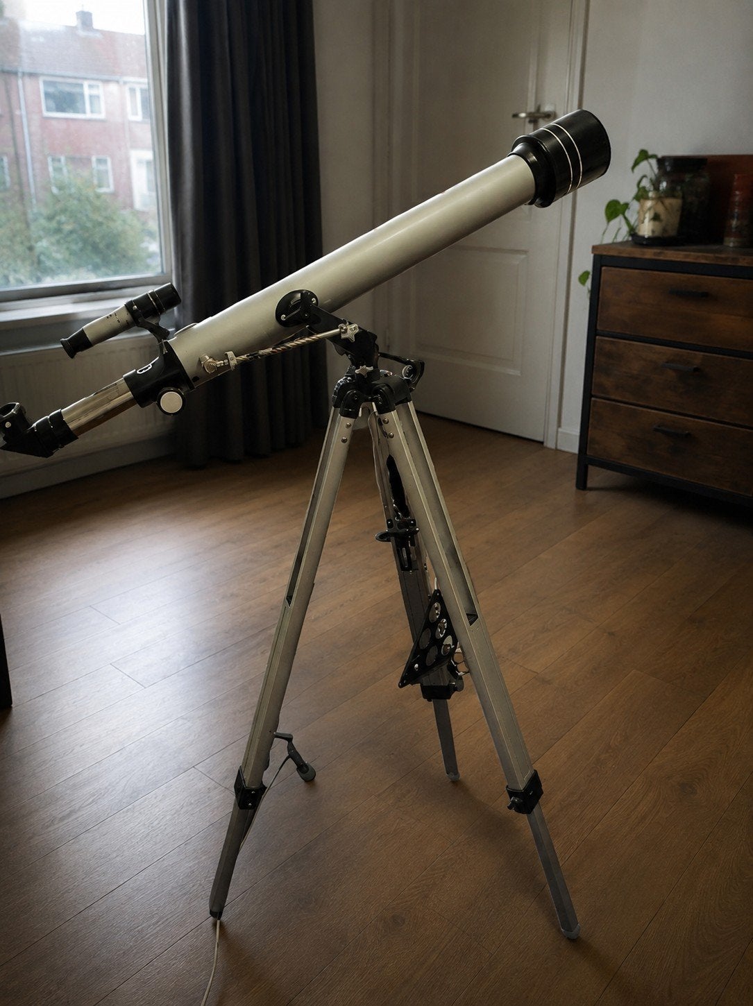 Telescoop met statief, Audio, Tv en Foto, Optische apparatuur | Telescopen, Ophalen of Verzenden
