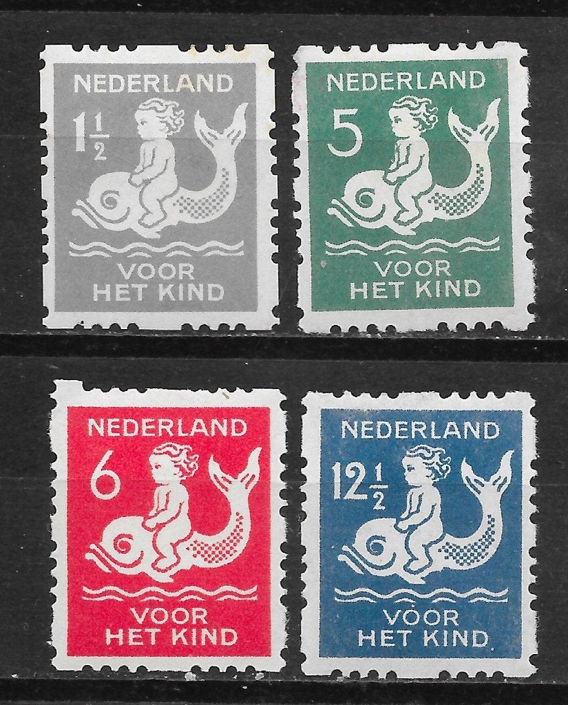 Nvph R82-85 ongebruikt cw 133,00 inclusief plaatfout 226P1, Ophalen of Verzenden
