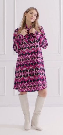 Joseph Ribkoff schitterend kleurrijke los vallende jurk 50, Kleding | Dames, Overige kleuren, ., Jurk, Joseph Ribkoff