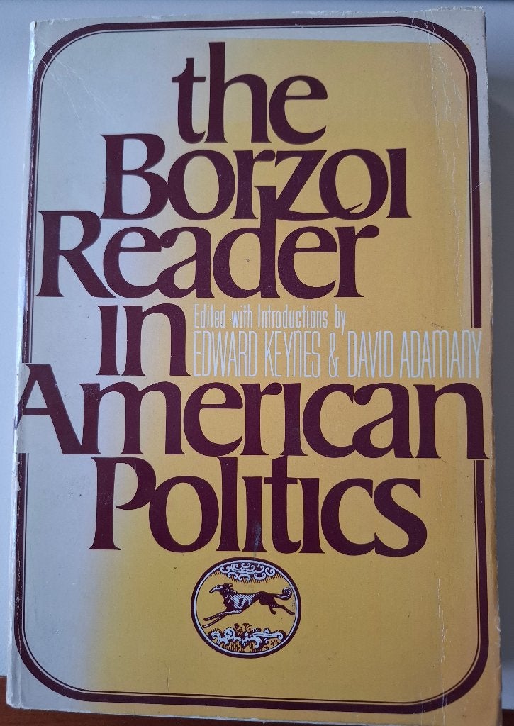The Borzoi Reader in American Politics - Edward Keynes, Ophalen of Verzenden, Zo goed als nieuw, Noord-Amerika