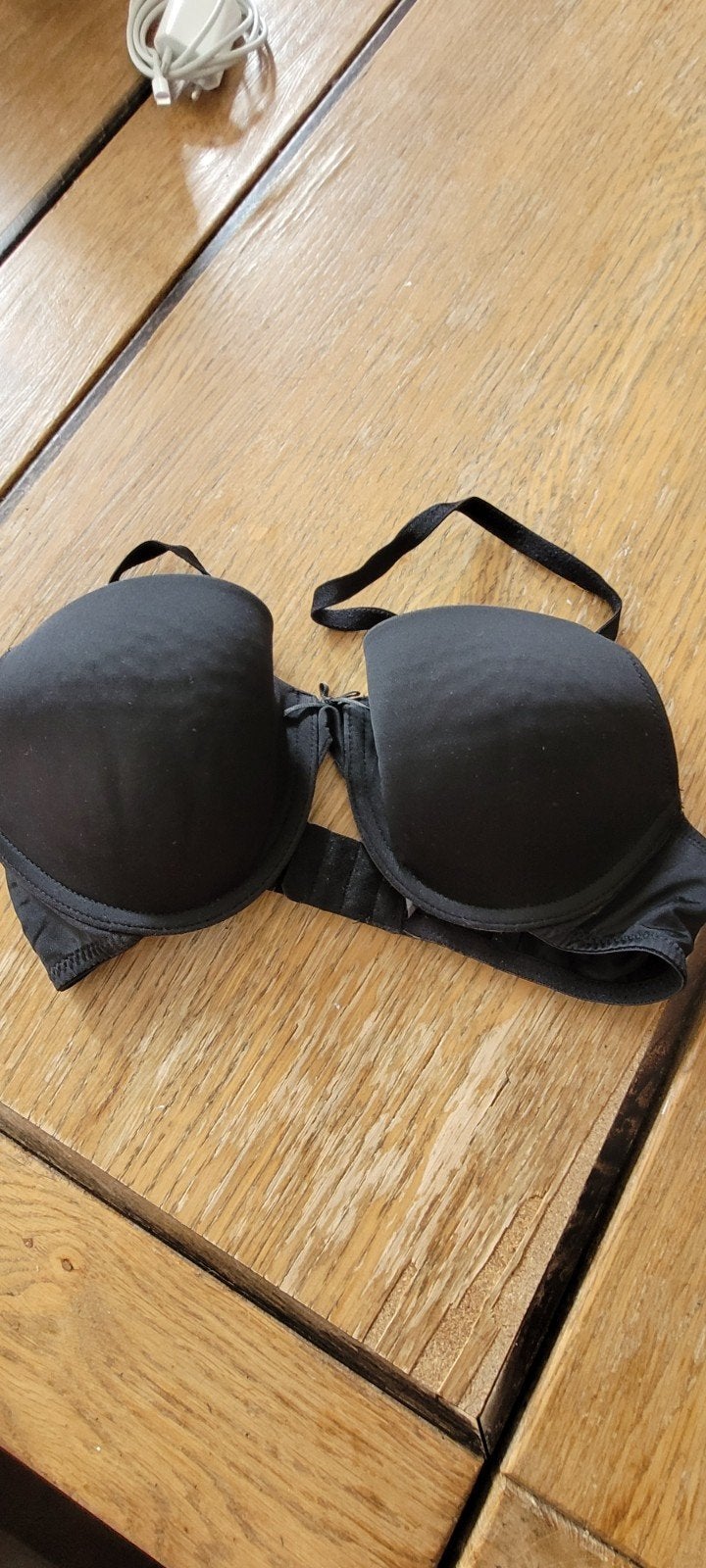 Hema BH 75C Zwart - Gedragen, Kleding | Dames, Hema, Verzenden, Zwart, BH
