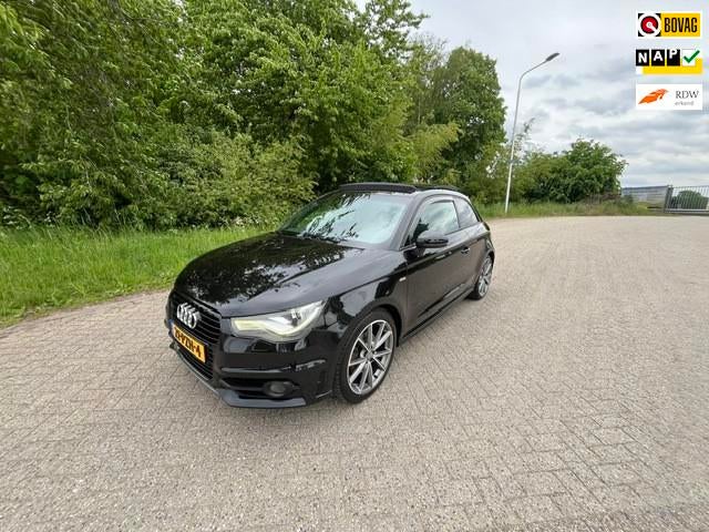 Audi A1 1.4 TFSI S-Line*AUT*PANO*NAVI*CLIMA*185PK*, Auto's, Euro 5, Zwart, 4 cilinders, 1165 kg
