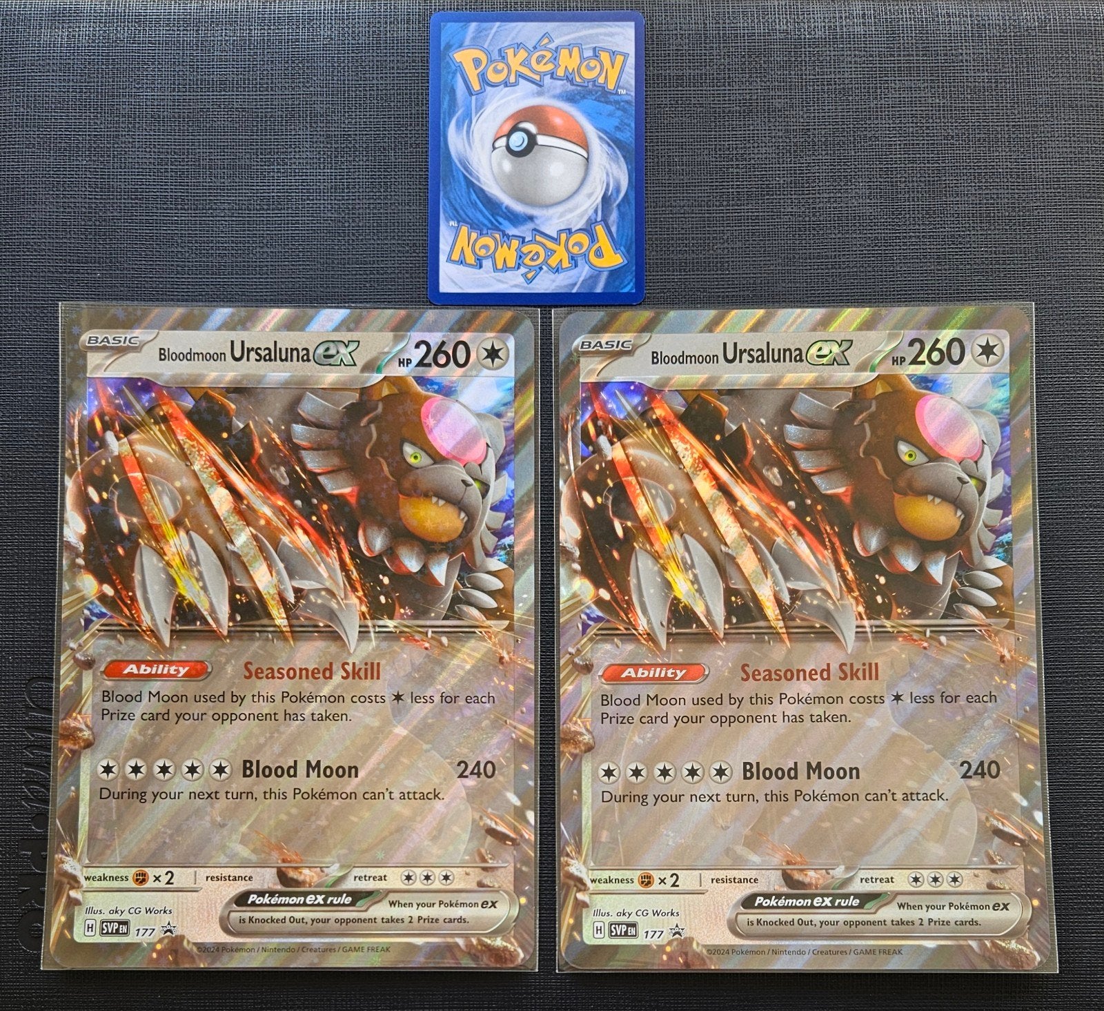 Pokémon TCG - Bloodmoon Ursaluna ex Jumbo Promo Kaart, Ophalen