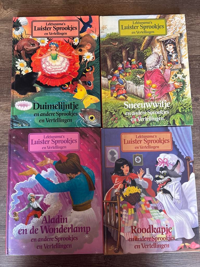 Lekturama's Luister Sprookjes en Vertellingen (4 boeken), Boeken, Ophalen of Verzenden, Gelezen