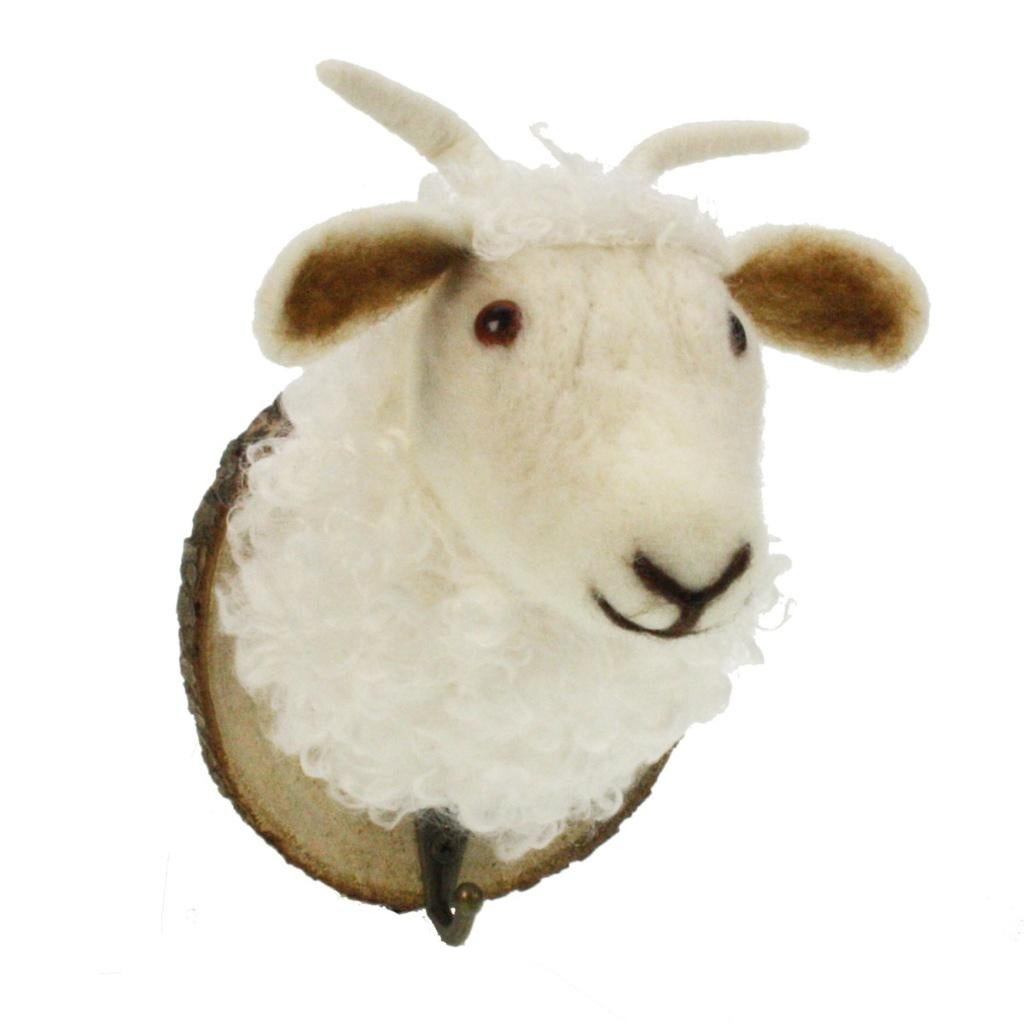 Haak schaap vilt 10x13x18cm, Ophalen, Wandhaken, Nieuw, Nvt