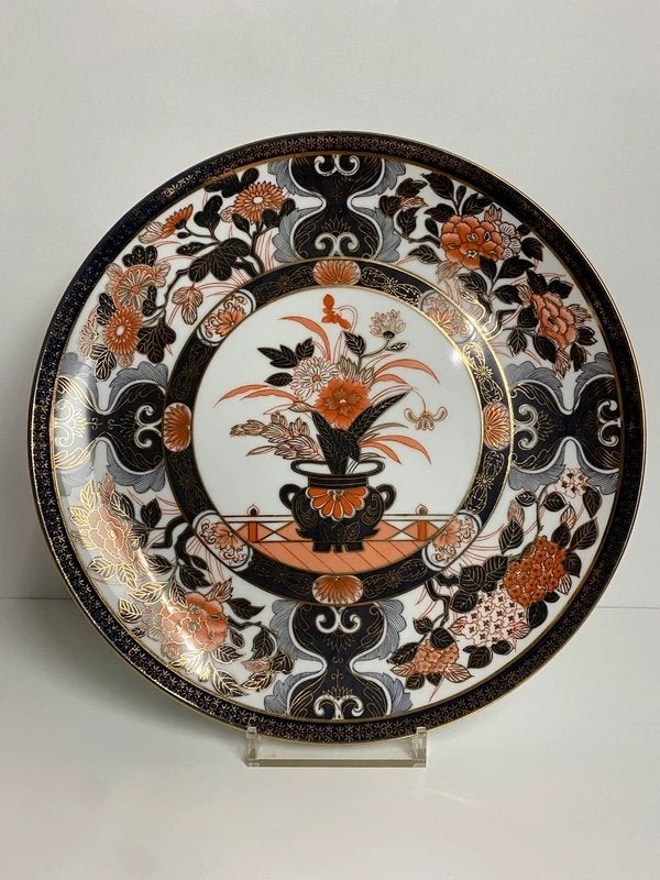 Saji Fine China – Grote Japanse serveerschaal, Gebruikt, Ophalen of Verzenden, Schaal of Schalen, Nvt