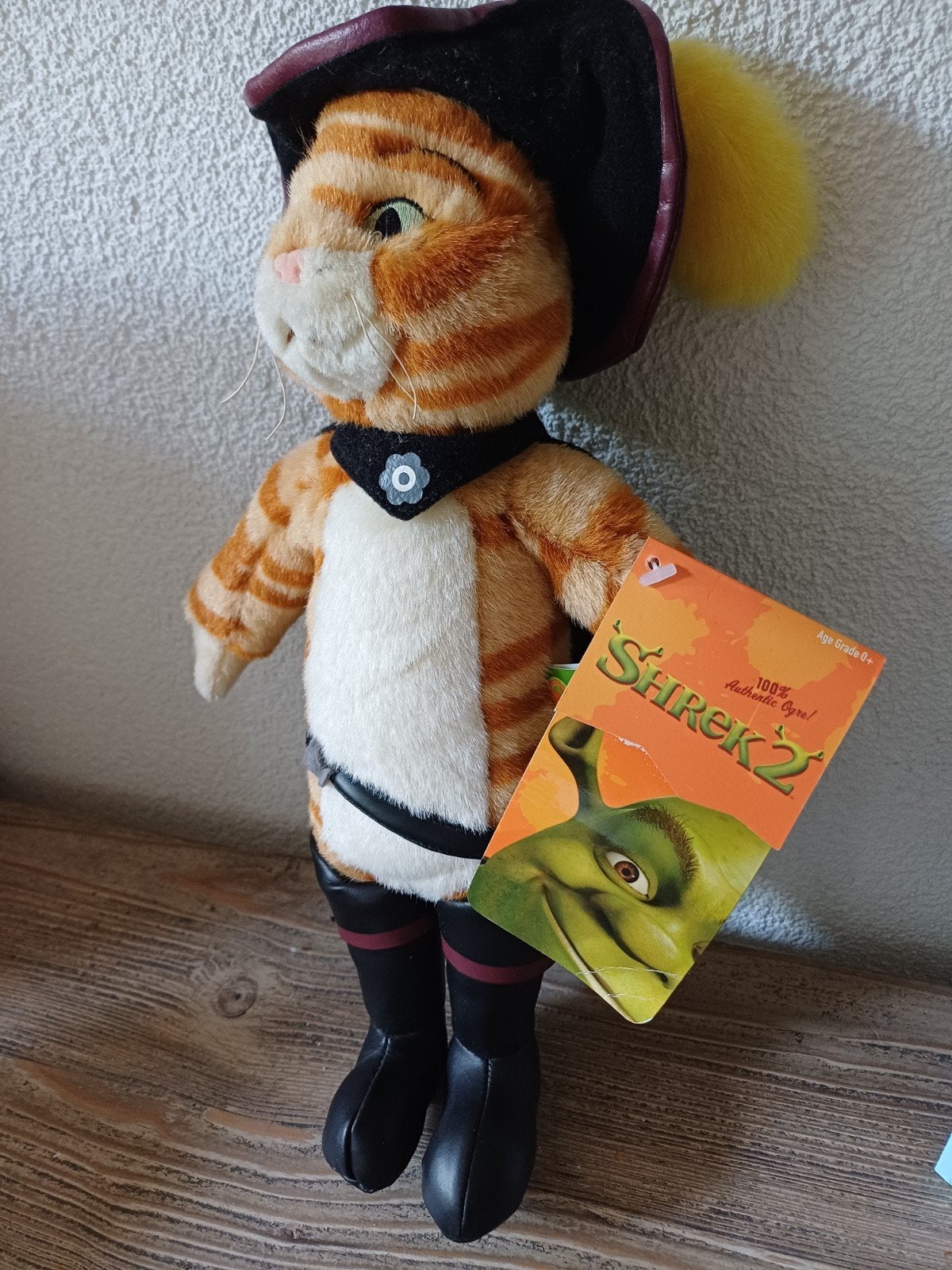 Puss in boots knuffel, Kinderen en Baby's, Ophalen of Verzenden, Zo goed als nieuw, Overige typen