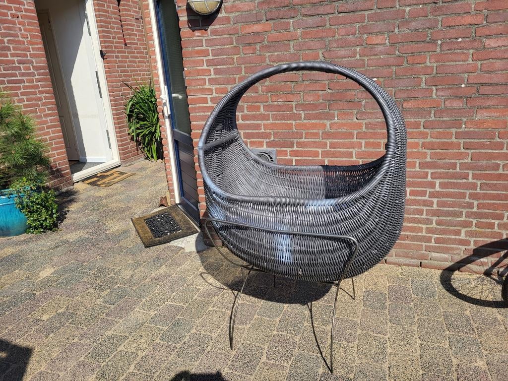 Wiegje met standaard - 140x64 cm, Ophalen of Verzenden, Gebruikt, Wieg