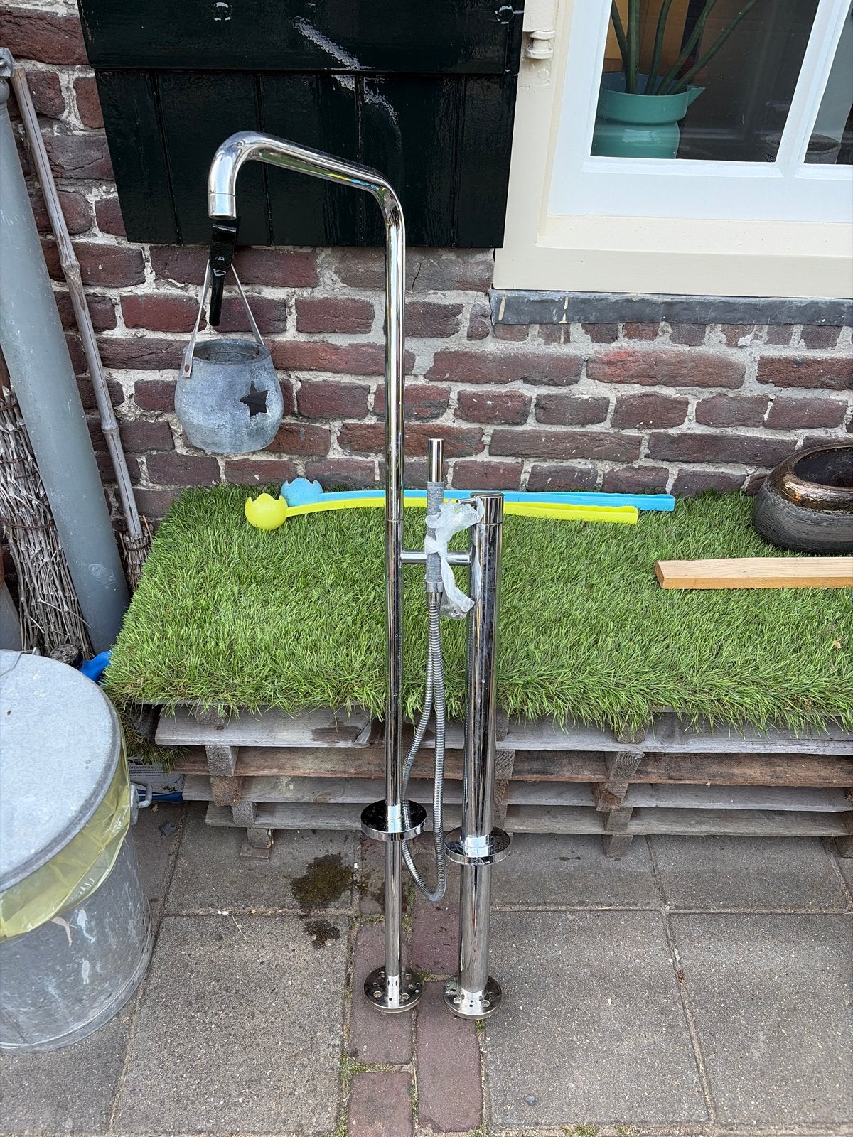 Vola Badkraan - Vrijstaande Badmengkraan met Handdouche, Ophalen, Gebruikt, Overige typen