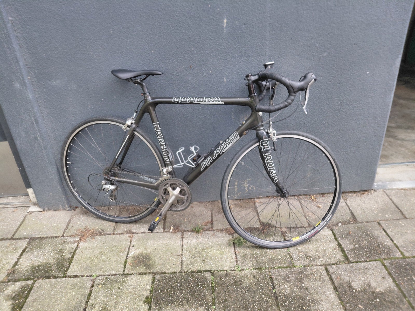 Jan Janssen quadra Racefiets., Fietsen en Brommers, Gebruikt, Aluminium, 57 tot 61 cm, Meer dan 20 versnellingen