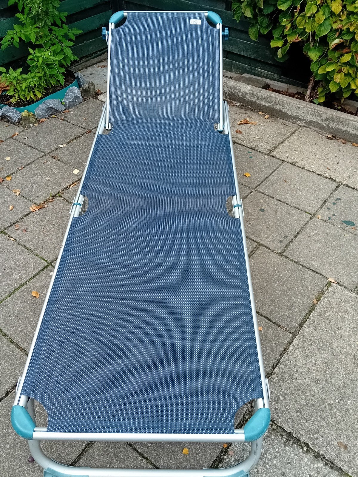 ligbed/stretcher met zonnendakje, Ophalen, Zo goed als nieuw, Aluminium