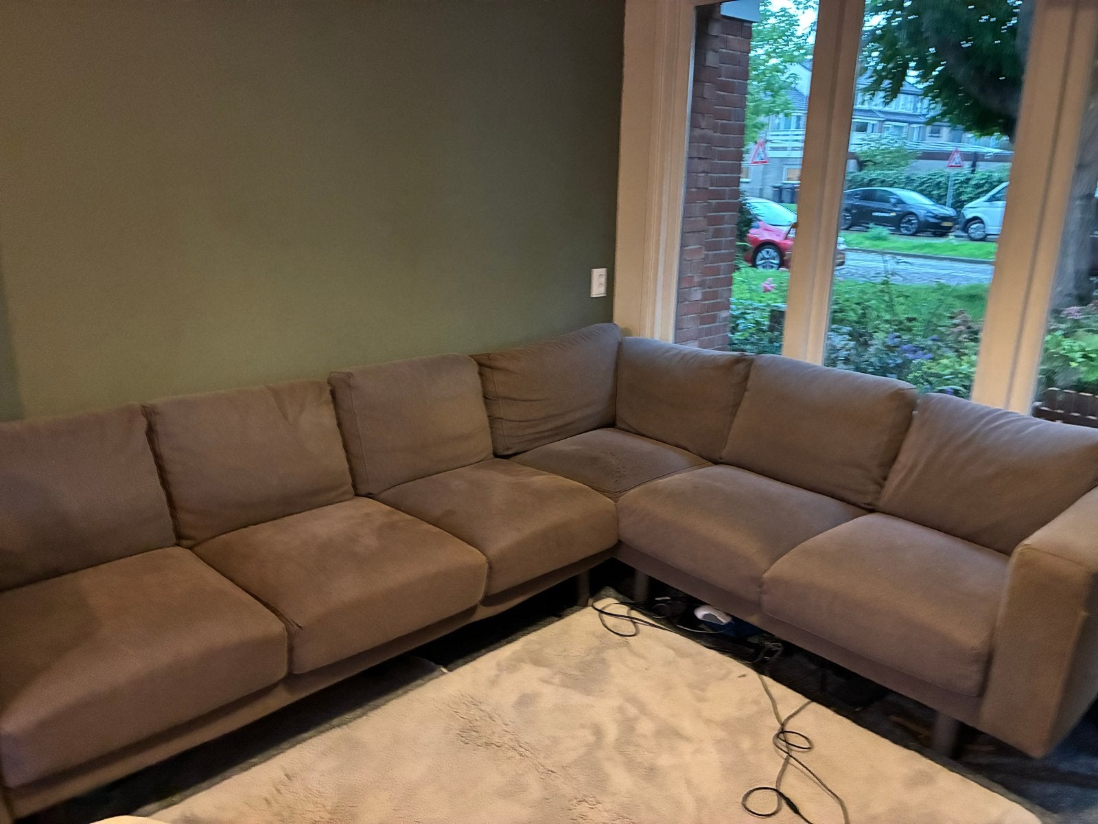 Ikea Norsborg Hoekbank - Comfortabel en Ruim, Huis en Inrichting, Ophalen, Gebruikt, 100 tot 125 cm, Hoekbank