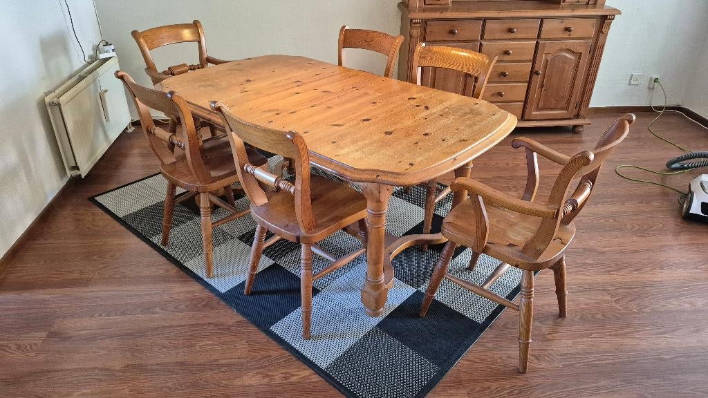 Eettafel, Ophalen, Gebruikt, 200 cm of meer, 50 tot 100 cm