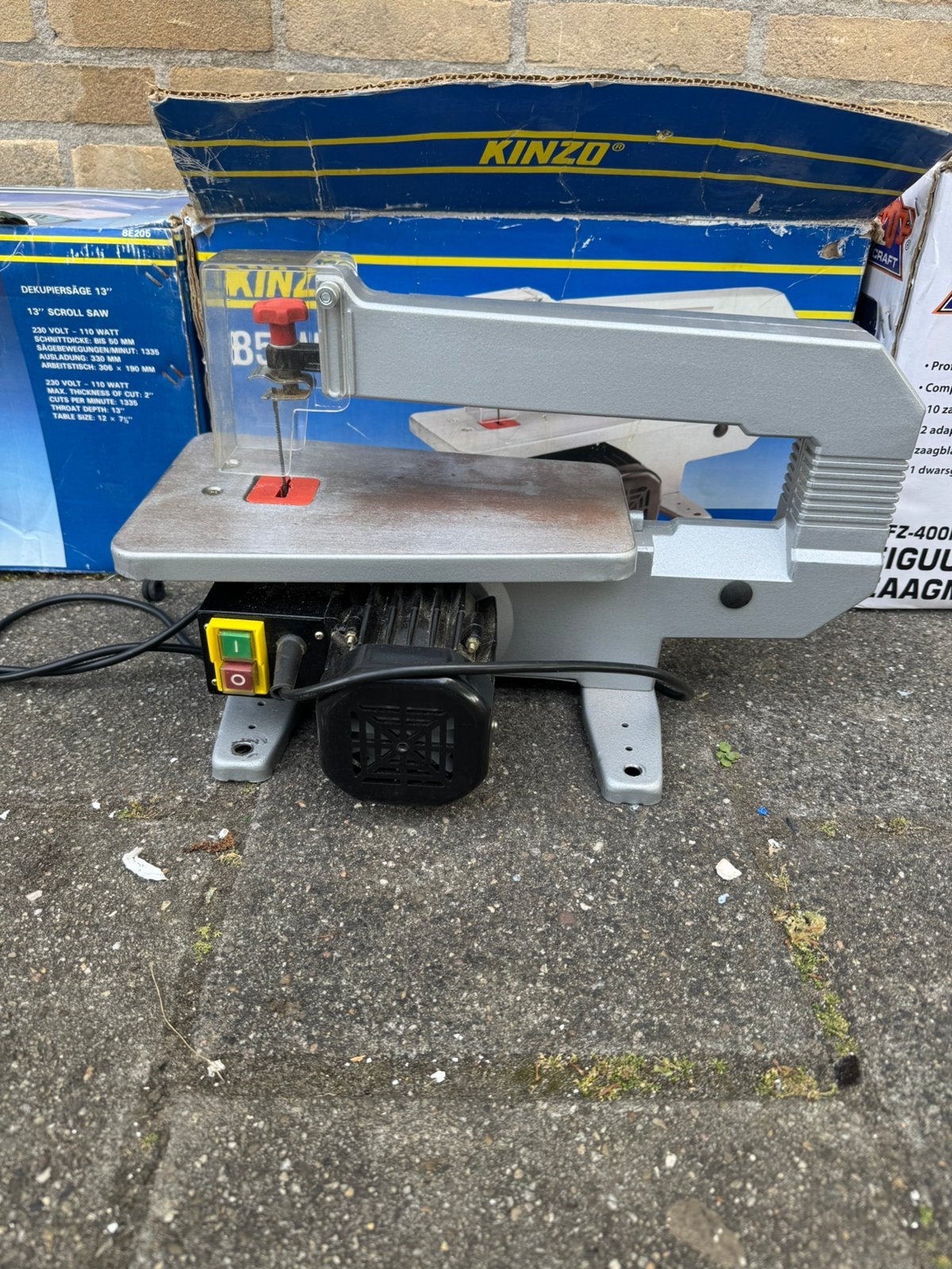 Figuur zaagmachine, Doe-het-zelf en Verbouw, Gereedschap | Zaagmachines, 70 mm of meer, Ophalen of Verzenden, Zo goed als nieuw
