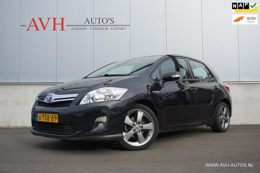 Toyota Auris 1.8 Full Hybrid Dynamic Business, Auto's, Euro 5, Stof, Gebruikt, 4 cilinders