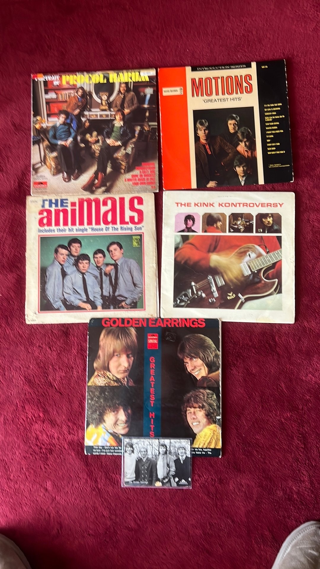 5x vinyl grammafoonplaten, LP, Pop, Ophalen of Verzenden, Zo goed als nieuw