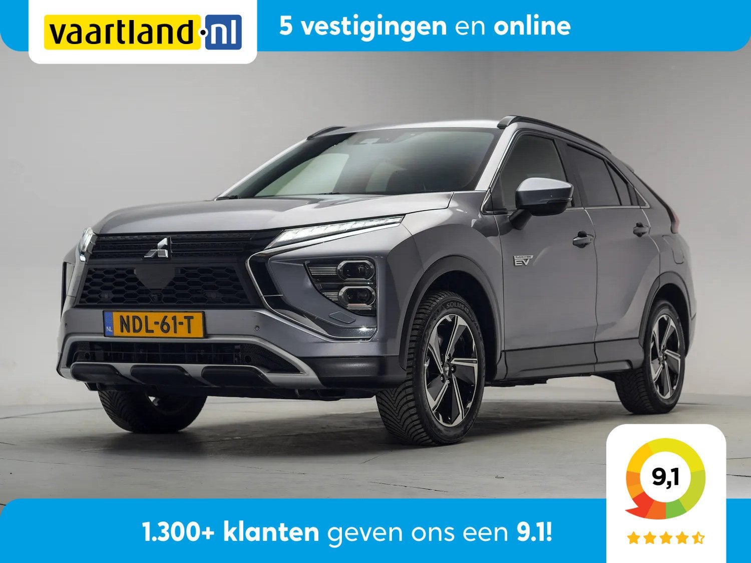 Mitsubishi Eclipse Cross 2.4 PHEV Business Intense+ Aut. [ L, Auto's, Automaat, Verwarmde buitenspiegels, Bedrijf, Vierwielaandrijving