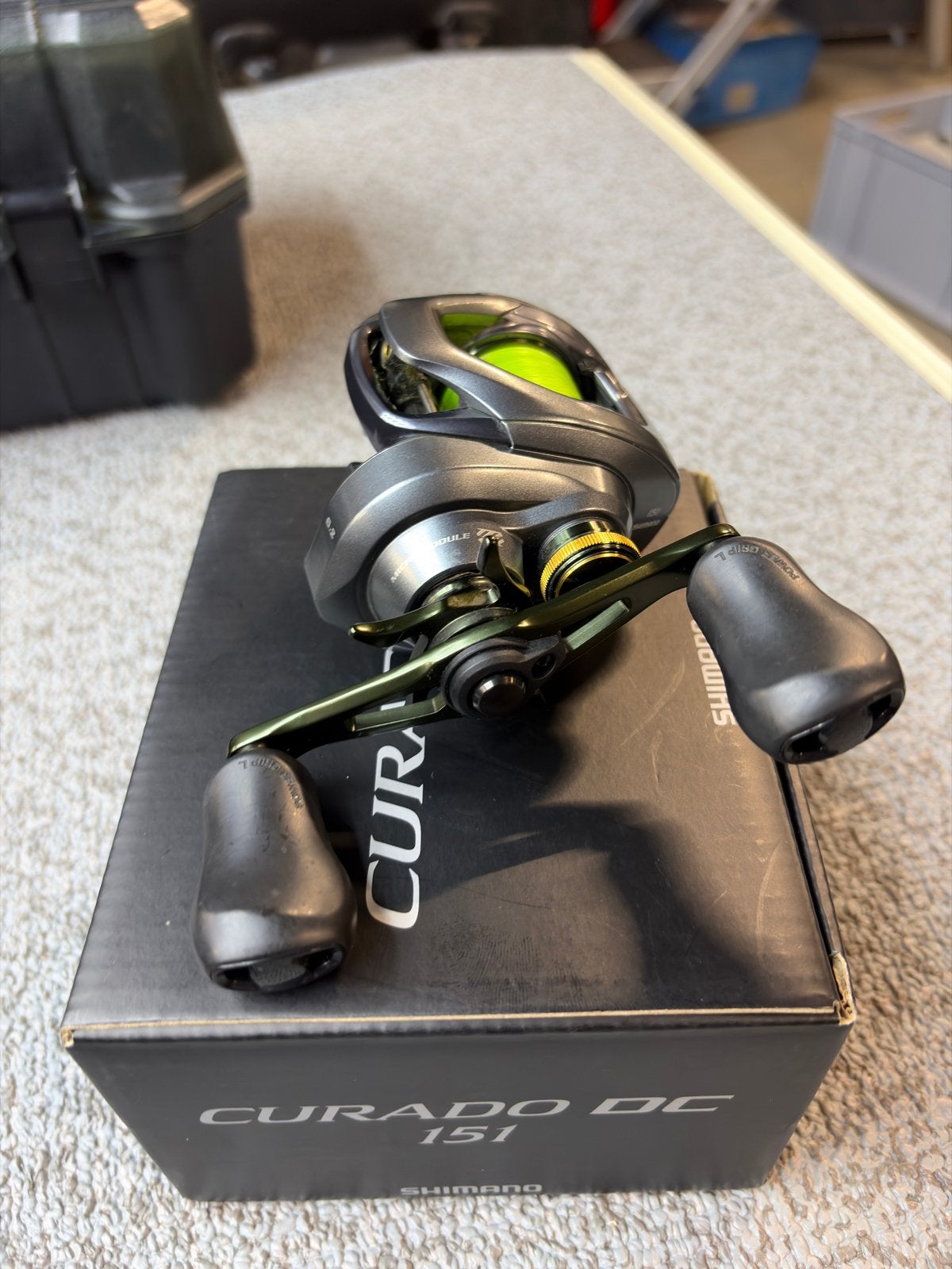 Shimano Curado 151 DC - Digital Baitcaster, Ophalen of Verzenden, Gebruikt, Molen