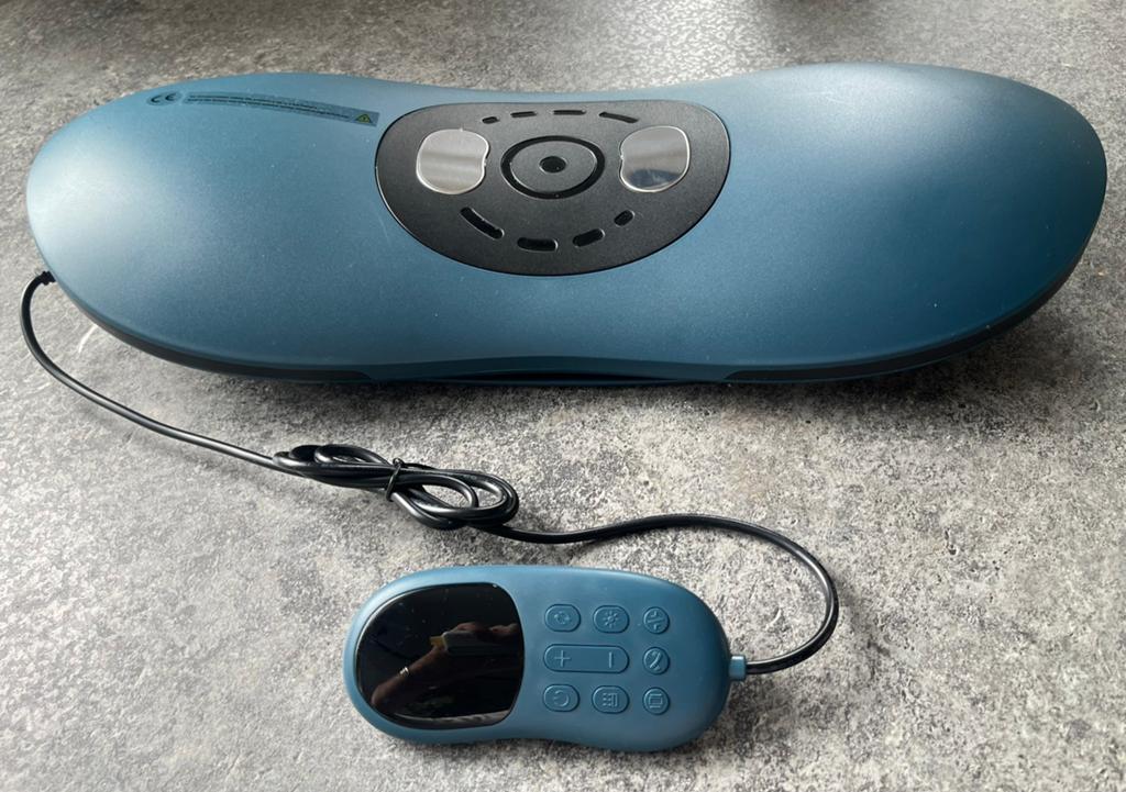 Lumbaal Massageapparaat - Rugstretch, TENS, Warmte, Vibratie, Ophalen of Verzenden, Zo goed als nieuw, Apparaat