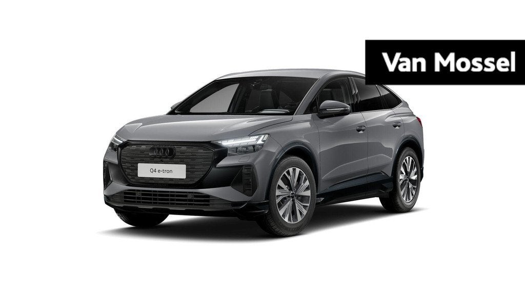 Audi Q4 Sportback e-tron 45 quattro S Edition Competition 82, Auto's, Audi, 12 maanden, Zwart, 82 kWh, SUV of Terreinwagen