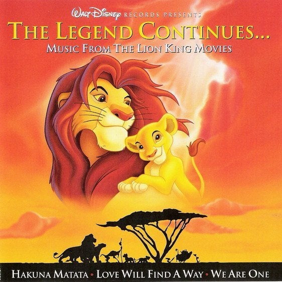 The Legend Continues... Music From The Lion King Movies CD, Soundtrack, Verzenden, Zo goed als nieuw, Album