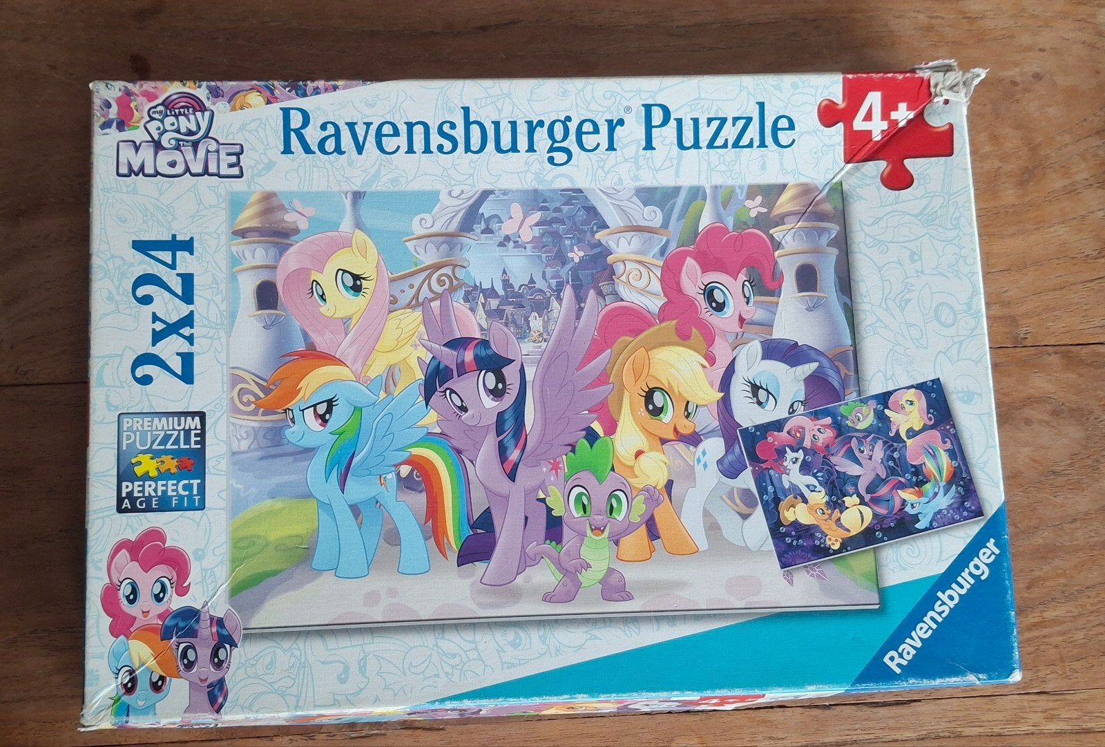 4 leuke puzzels, Ophalen of Verzenden, Meer dan 50 stukjes, Gebruikt, 4 tot 6 jaar