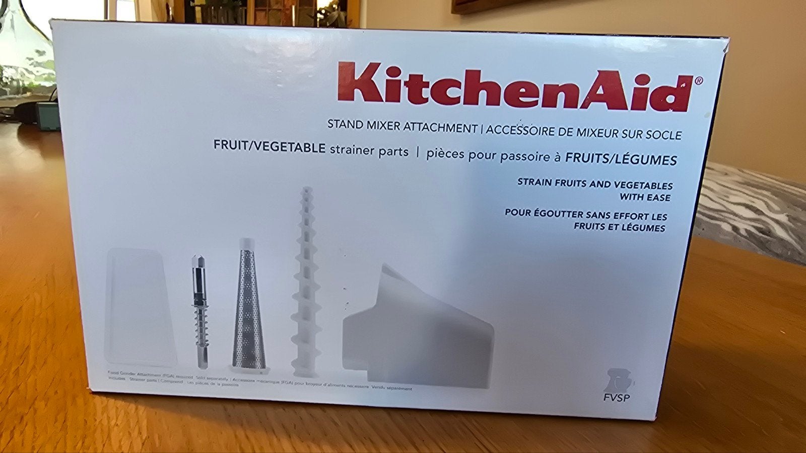 KitchenAid 5KSMFVSP pers en zeef, Ophalen of Verzenden, Zo goed als nieuw