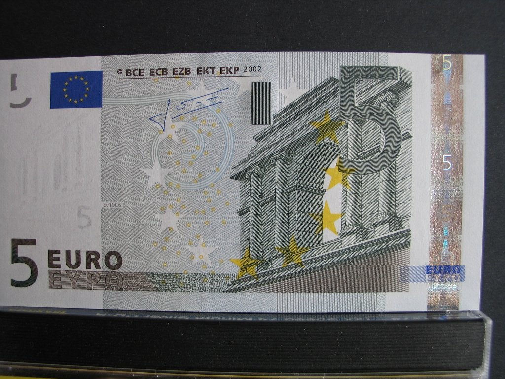 5 euro biljet Finland L Trichet UNC, Postzegels en Munten, Bankbiljetten | Europa | Eurobiljetten, Ophalen of Verzenden, Finland