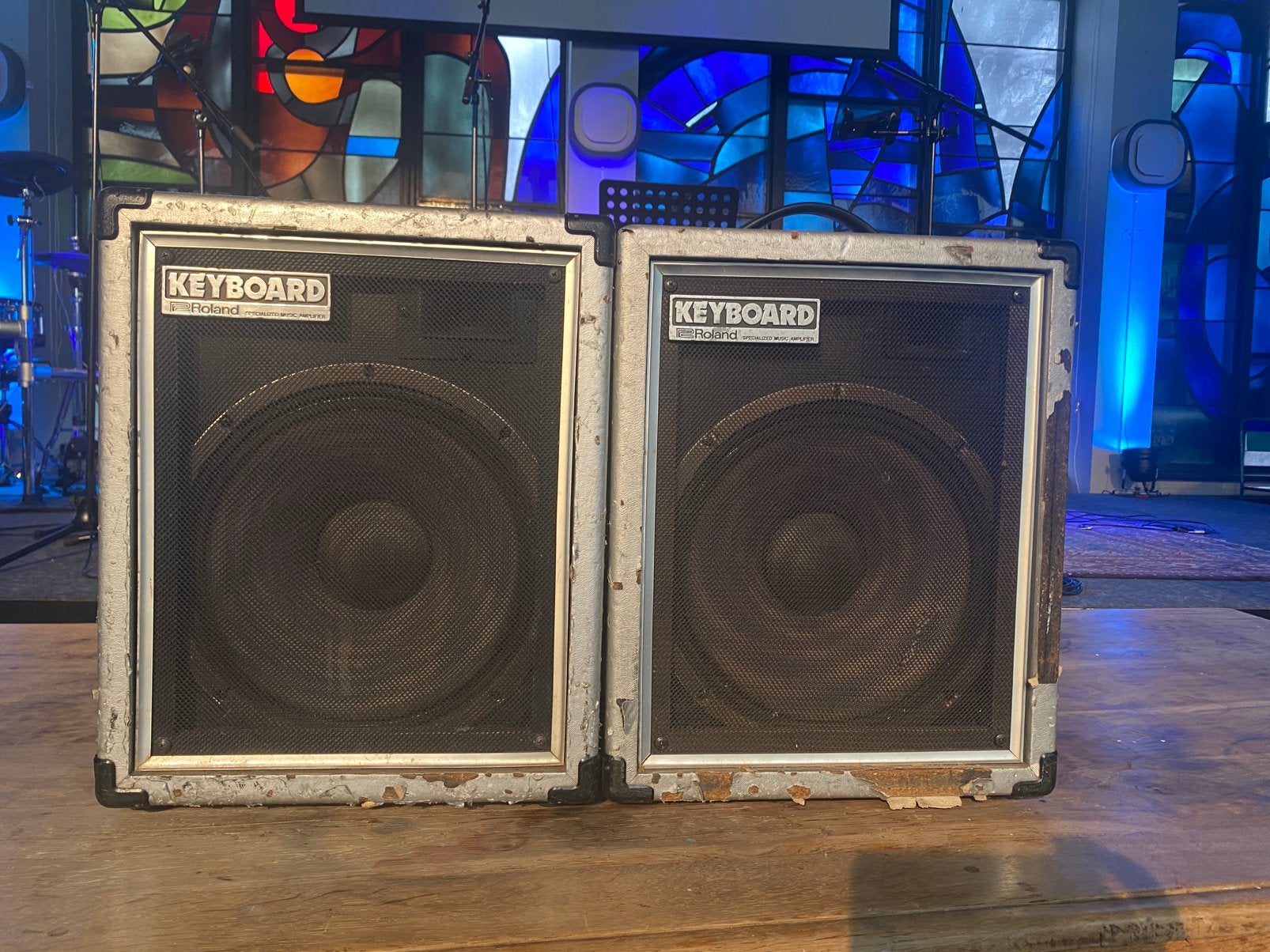 2x Roland Cube 60 | Keyboard versterker, Ophalen, Gebruikt, 50 tot 100 watt