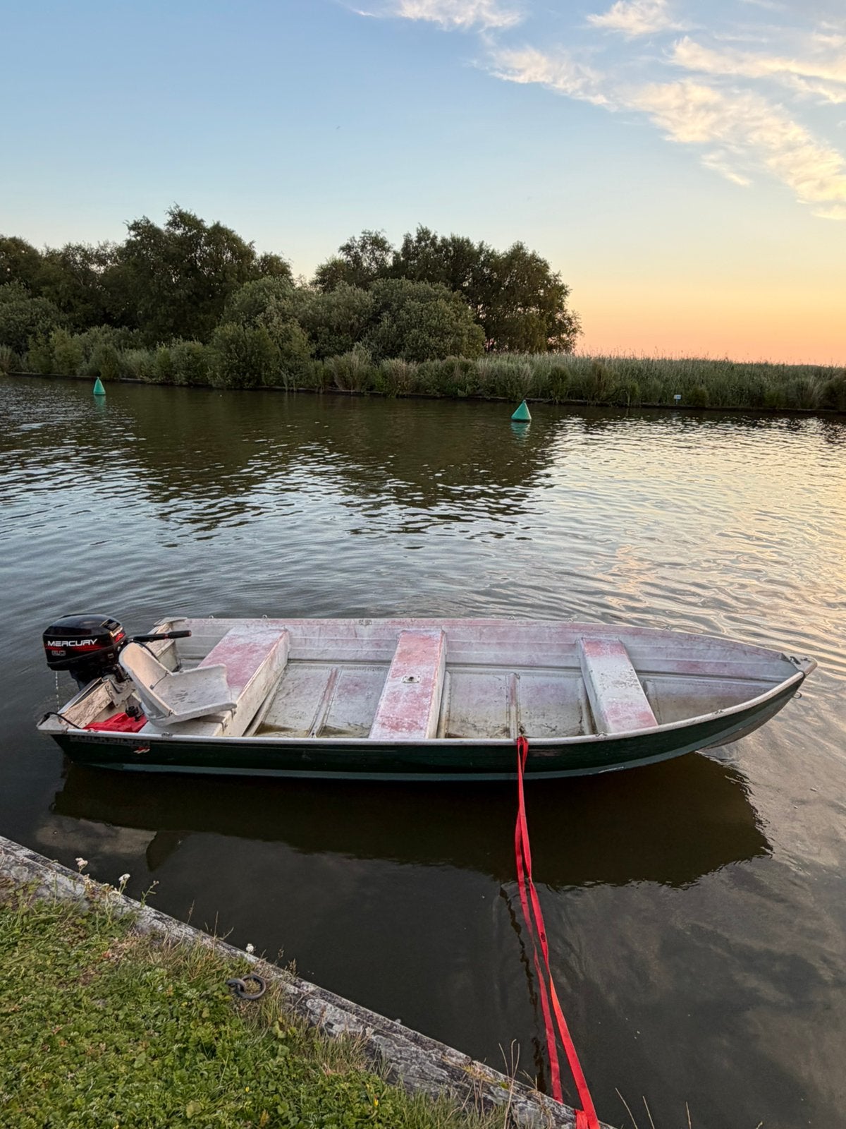 Quicksilver 410 SL + Mercury 8 PK 2-takt – Vaarklaar, Watersport en Boten, Ophalen of Verzenden, Zo goed als nieuw, Quicksilver