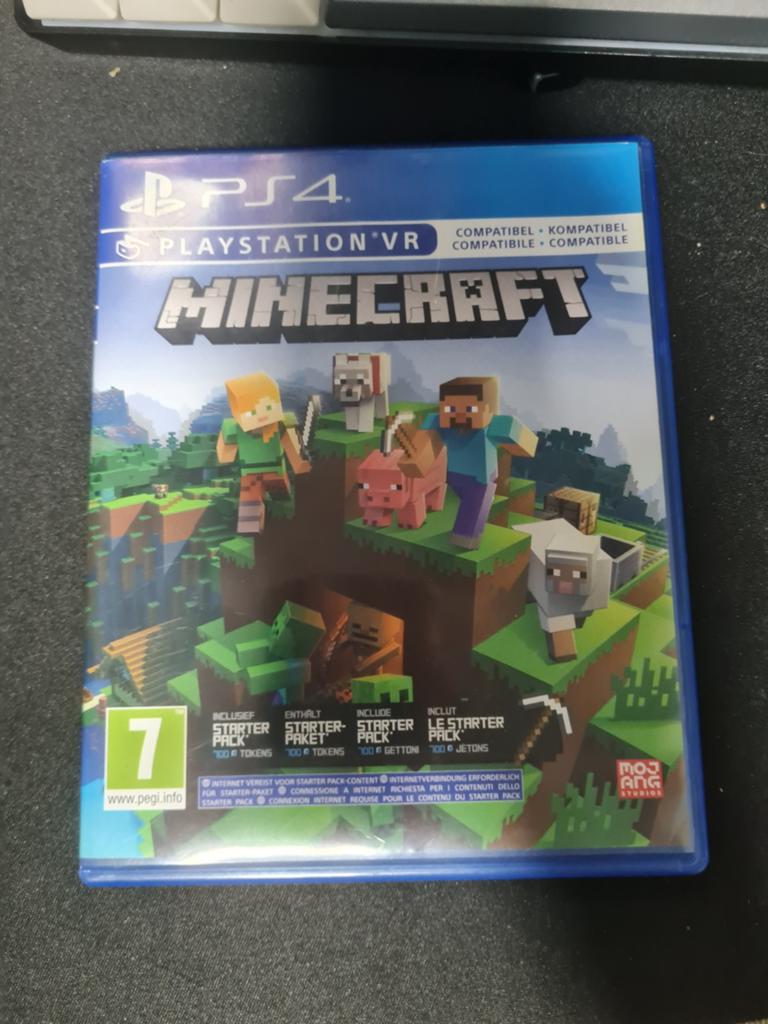 Minecraft PS4/PS5, Virtual Reality, Zo goed als nieuw, Eén computer, 3 spelers of meer