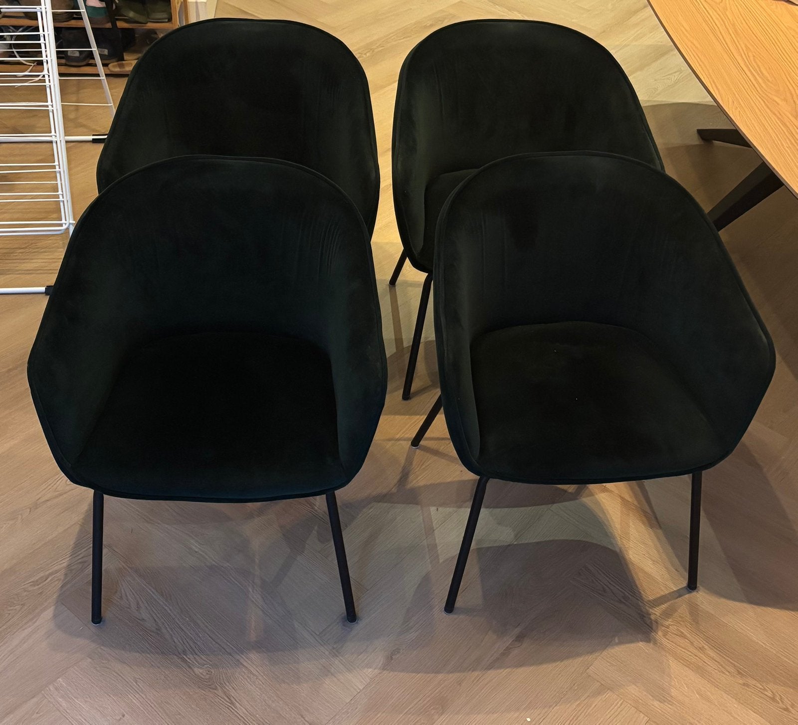 Set van 4 luxe keuken/eetkamerstoelen, Huis en Inrichting, Ophalen, Overige kleuren