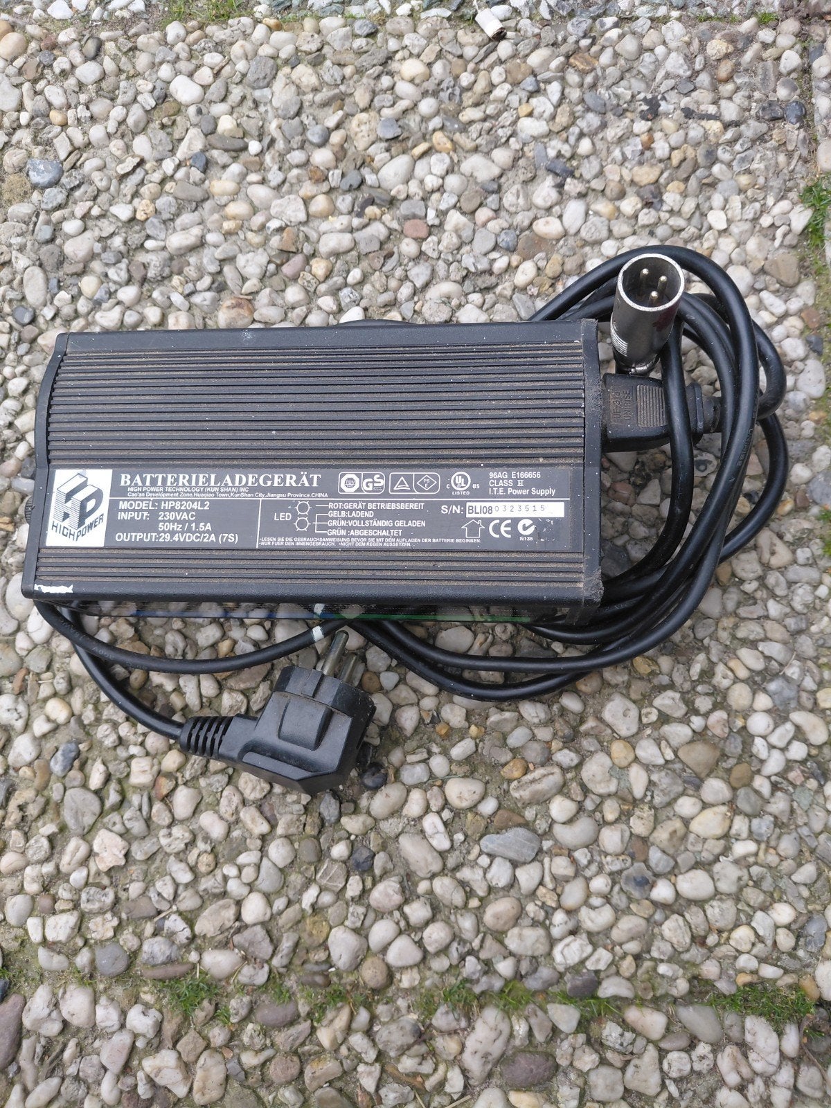 liion elektrische fiets oplader