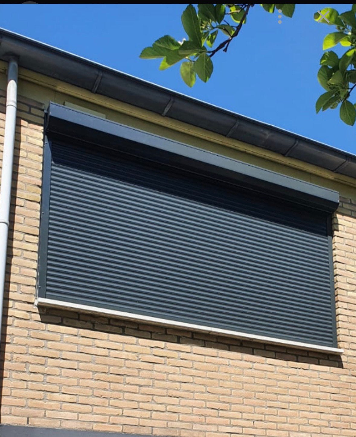 Nieuw rolluik met Somfy motor 3,36 x1,25, Ophalen, Zo goed als nieuw, Overige kleuren, 200 cm of meer