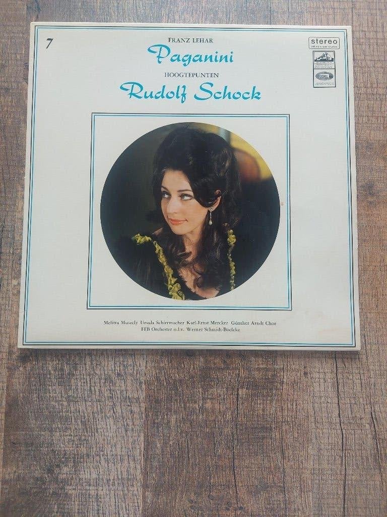 LP Rudolf Schok / Paganini - Franz Lehar, LP, Gebruikt, Opera of Operette, Ophalen of Verzenden