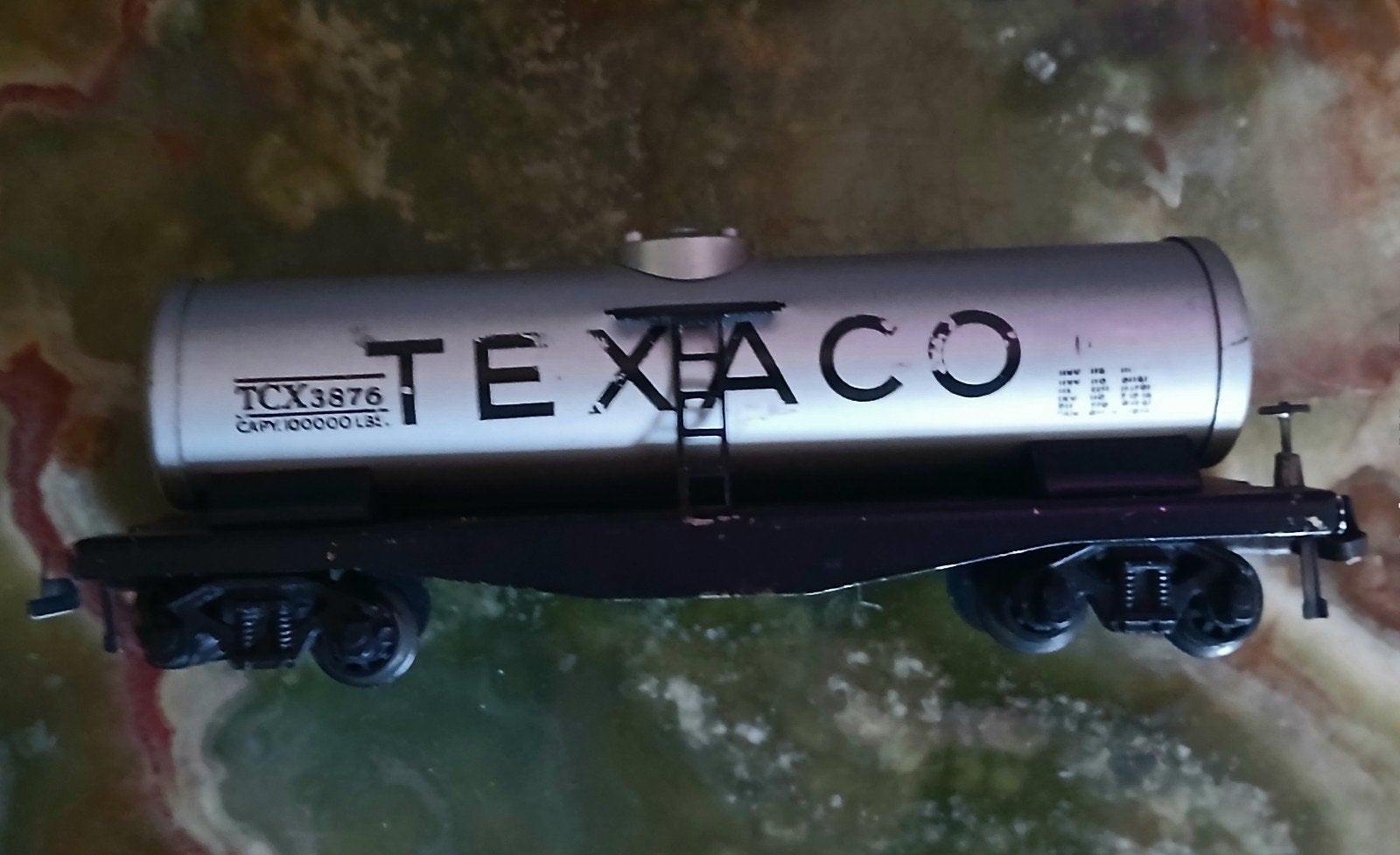 Trix Express Texaco Ketelwagen Vintage Olie Transport, Gebruikt, Gelijkstroom, Trix, Wagon