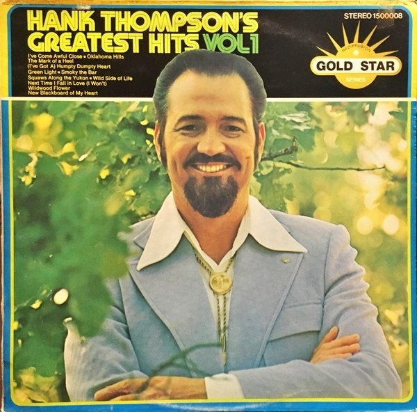 Hank Thompson – Hank Thompson’s Greatest Hits Vol 1 lp, Gebruikt, Complilatie, Ophalen of Verzenden, 1970 - 1979