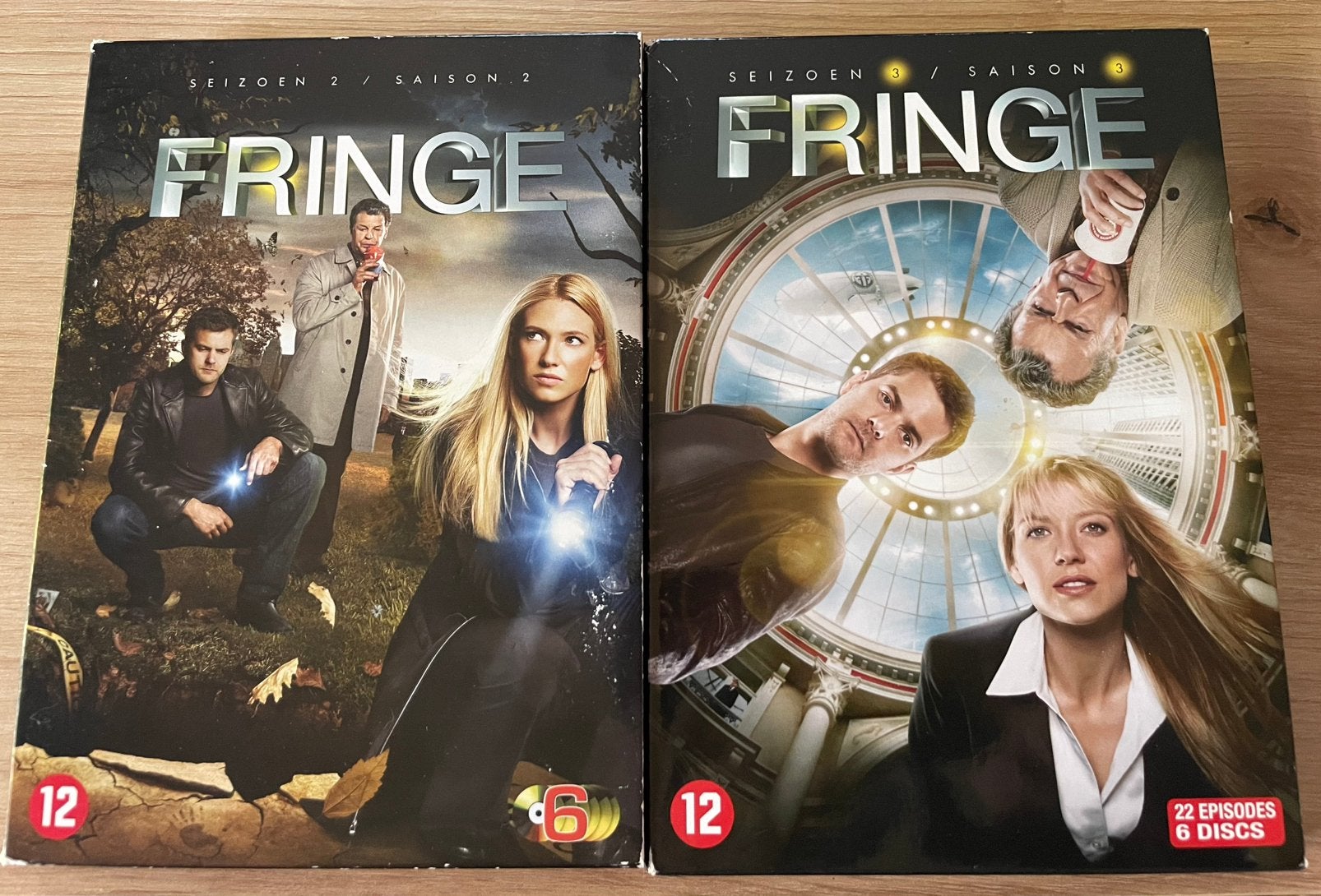 Fringe (Seizoenen 2 en 3), Cd's en Dvd's, Dvd's | Tv en Series, Engels, Nederlands, Ophalen of Verzenden, Zo goed als nieuw