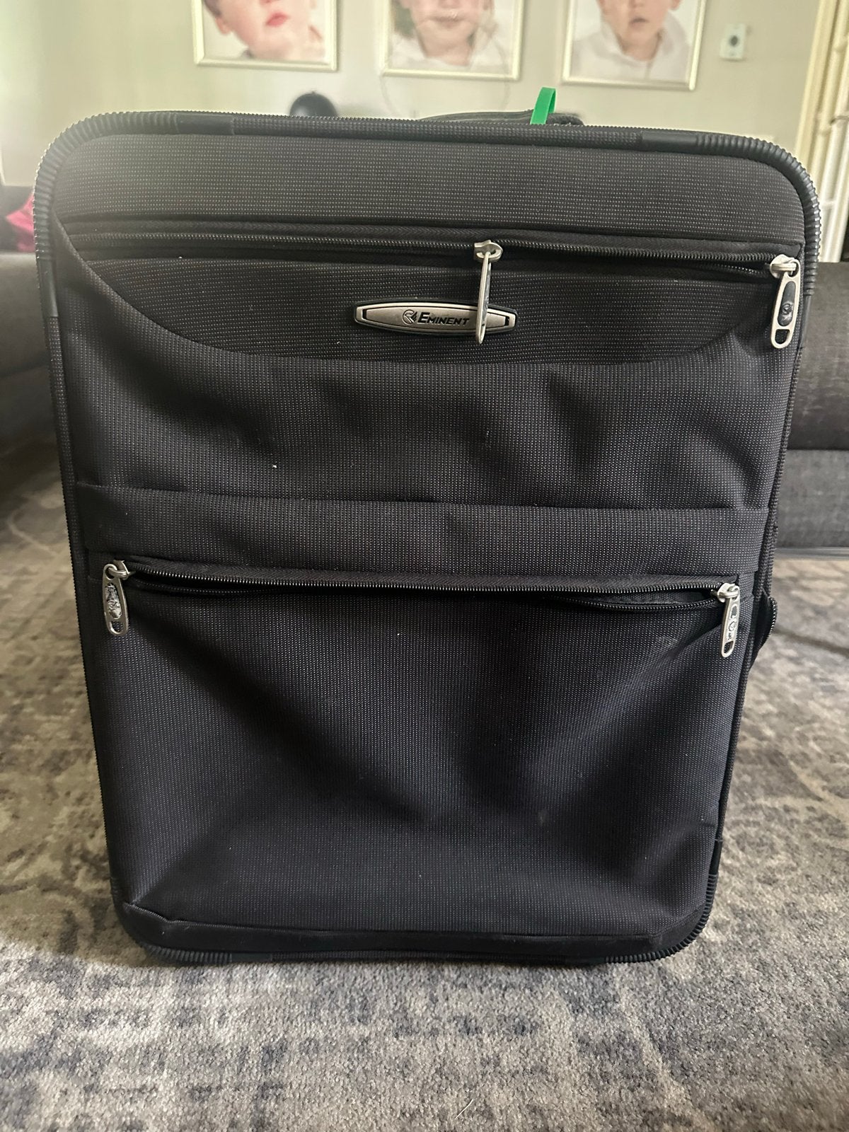 Nette Eminent Zwarte Koffer - Handbagage 47x35x26, Ophalen, 40 tot 60 cm, 30 cm of meer, Gebruikt