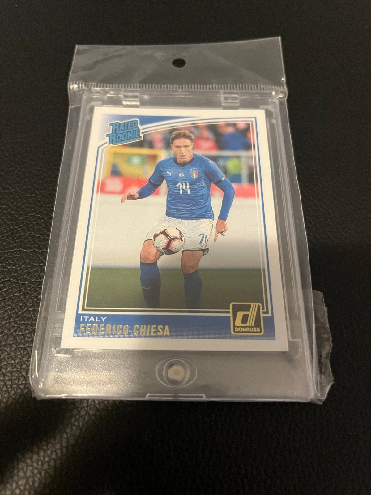 Federico Chiesa Rated Rookie Panini Donruss Soccer kaart, Ophalen of Verzenden, Zo goed als nieuw, Buitenlandse clubs, Spelerskaart