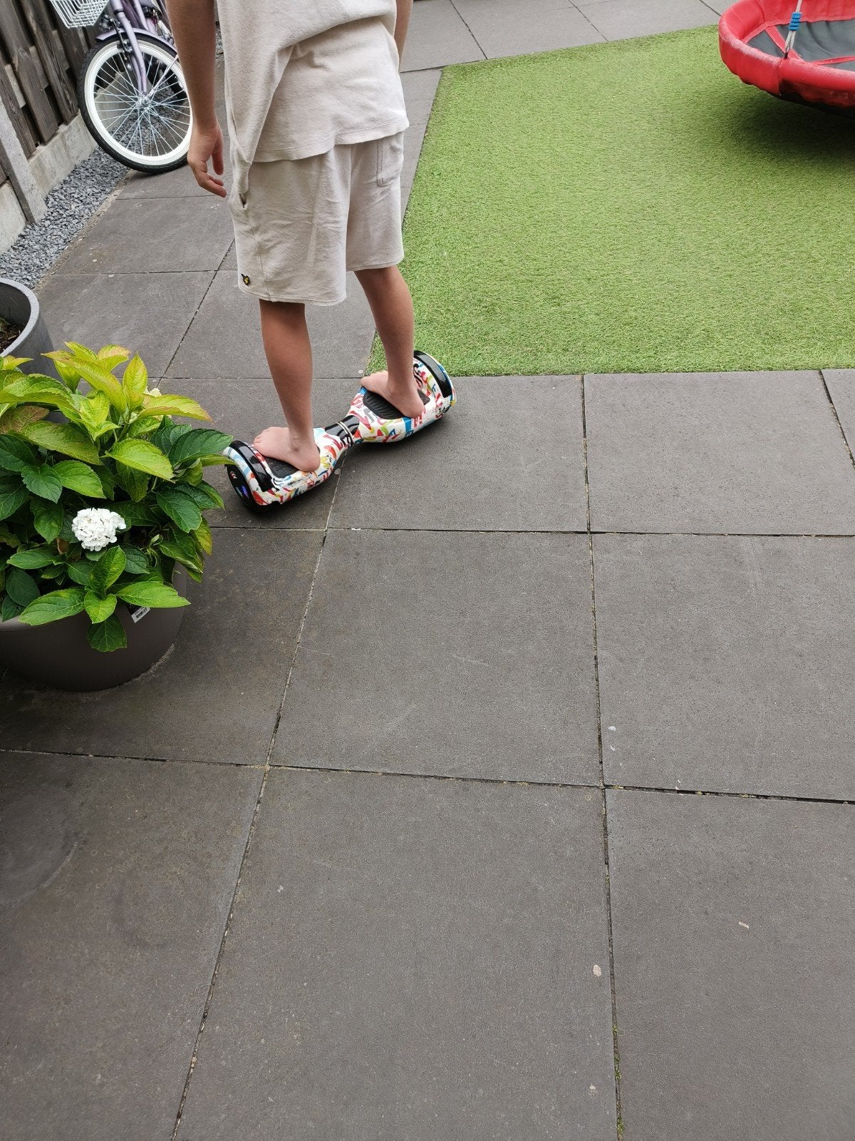Hoverboard met kleurrijk graffiti design, Fietsen en Brommers, Steps, Ophalen, Gebruikt, Overige typen, Onbekend