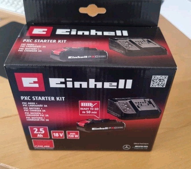 Einhell PXC Starter Kit 2.5 Ah 18V Accu en Lader, Ophalen, Nieuw