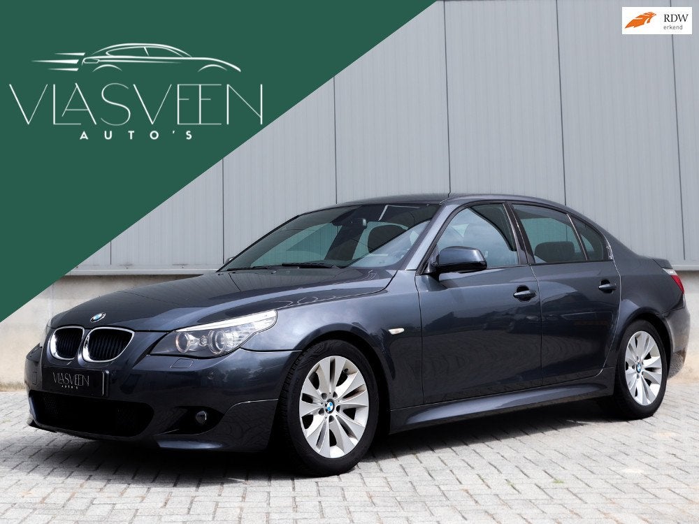 BMW 5-serie 520i M Line Sport Nwe Ketting!, Auto's, BMW, Automaat, Achterwielaandrijving, 4 cilinders, 1465 kg