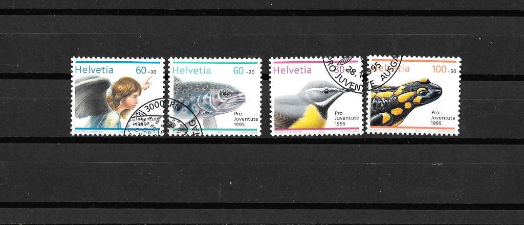 1995 Complete serie Pro Juventute 1995, Postzegels en Munten, Ophalen of Verzenden, Gestempeld