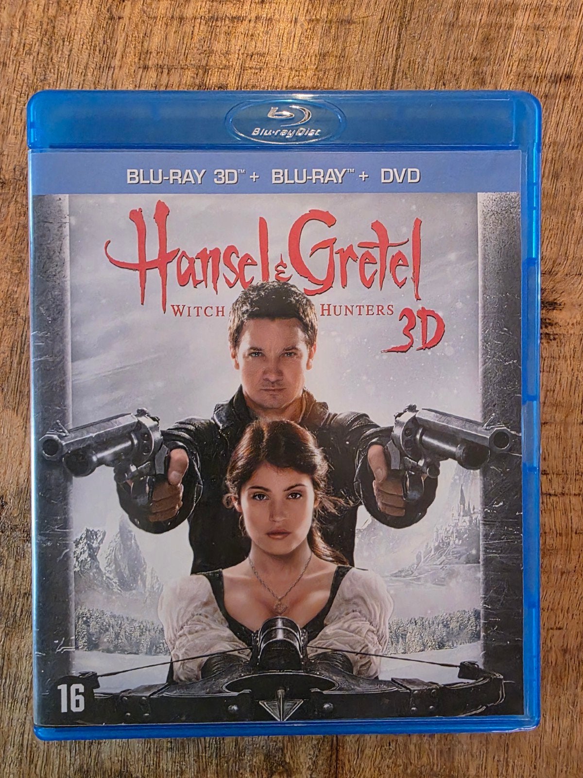 Hansel & Gretel Witch Hunters 3D Blu-ray + Blu-ray + DVD, Ophalen of Verzenden