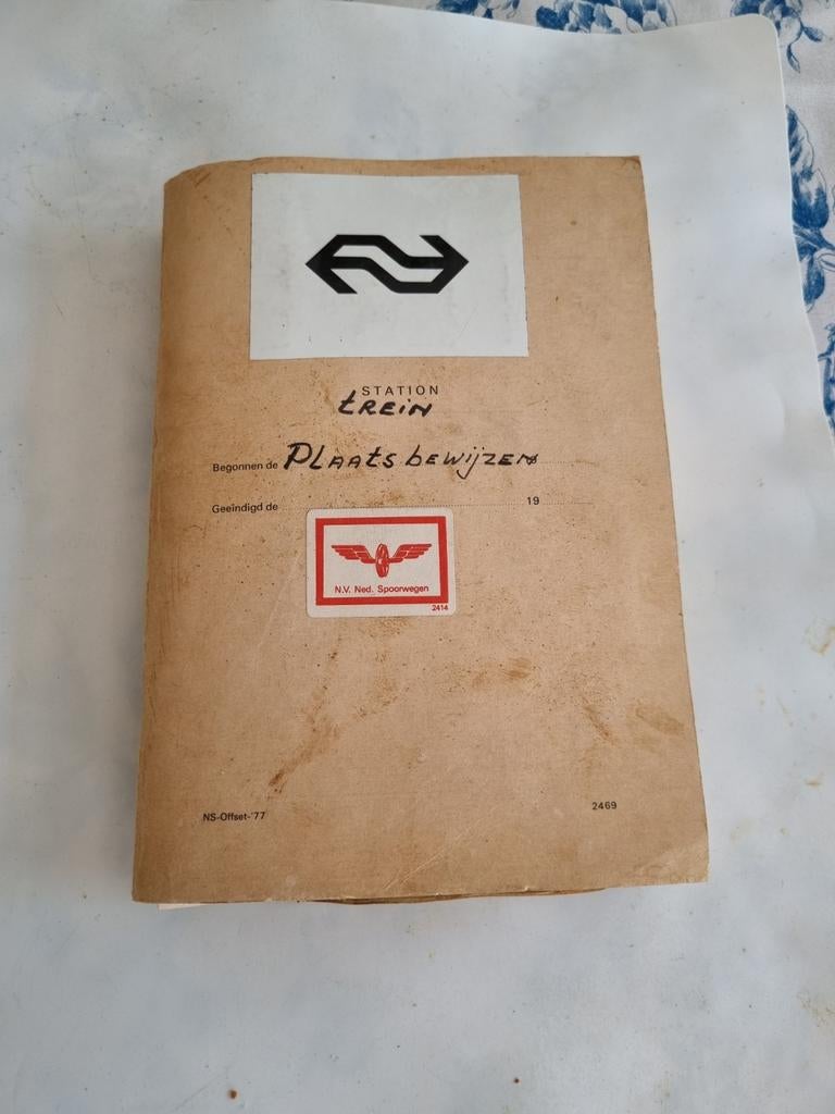 NS Plaatbewijzen Boekje met Oude Treinkaartjes (1983), Verzamelen, Spoorwegen en Tramwegen, Ophalen of Verzenden, Gebruikt, Trein