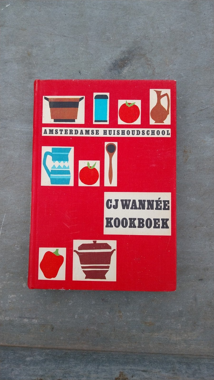 CJ Wannée Kookboek - Amsterdamse Huishoudschool, Boeken, Kookboeken, Ophalen of Verzenden, Gelezen, CJ Wannée, Hoofdgerechten