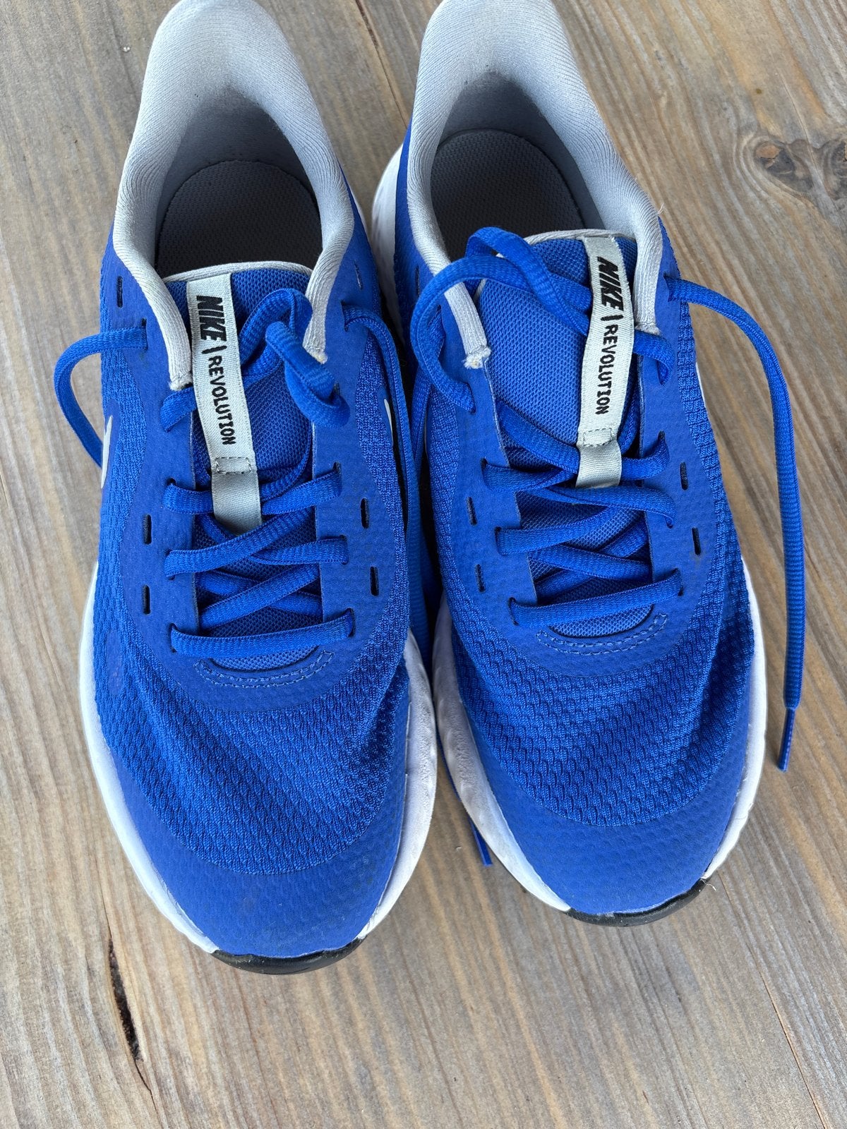 Nike Revolution hardloop (gym) schoenen  - Blauw, maat 38, Ophalen of Verzenden, Zo goed als nieuw, Jongen of Meisje, Sportschoenen