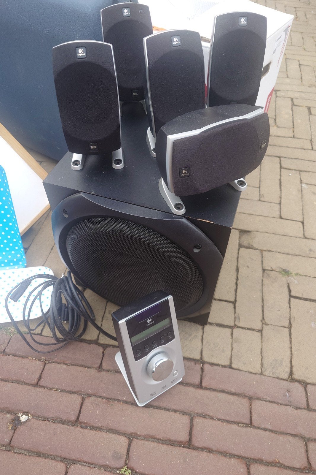Logitech Z-5500 5.1 Speakerset, Gebruikt, Logitech, Ophalen, 150 watt of meer